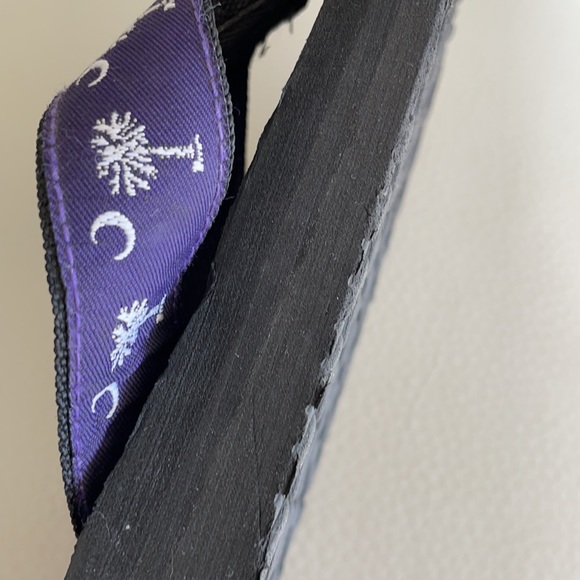 PURPLE/WHITE FLIP FLOPS - Picture 2 of 5